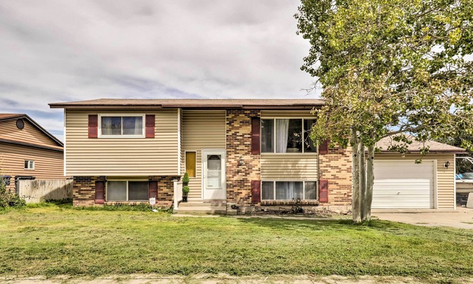 Magna Apartment | Deck + Yard: Pet-Friendly Apartment in Magna!