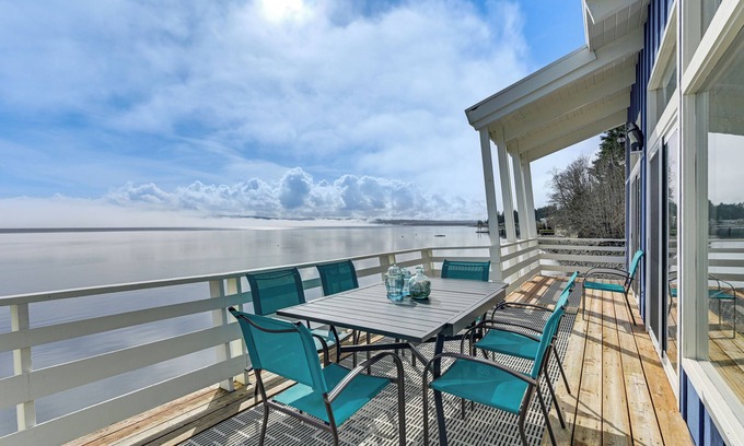 Shelton House | Decks & Views: Waterfront Shelton Home