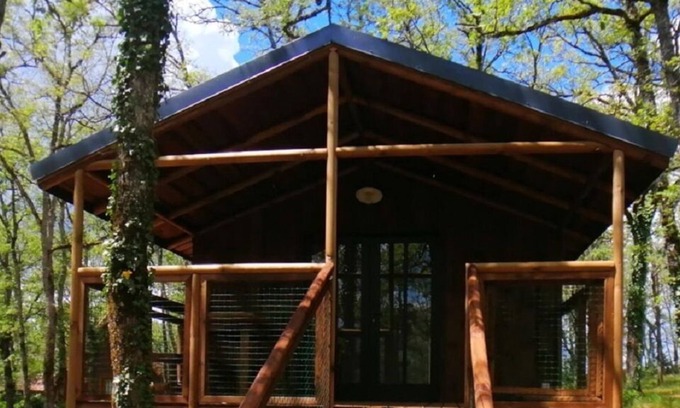 Saint-Cirq-Lapopie Cabin | DELUXE DUO CABIN ON PILOTIS 3