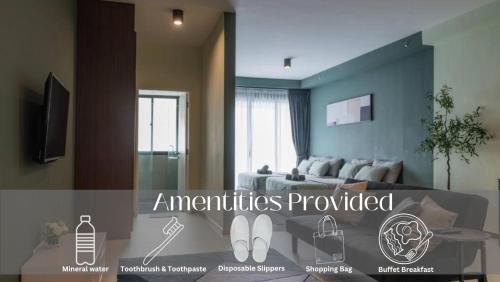 Tanjung Bungah Apartment | Deluxe Seaview Suite Twin Bed by The Only Bnb