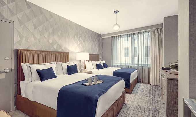 Financial District Hotel | Deluxe Two Queen Bedded Room at The Artezen Hotel, Minutes to Central Park