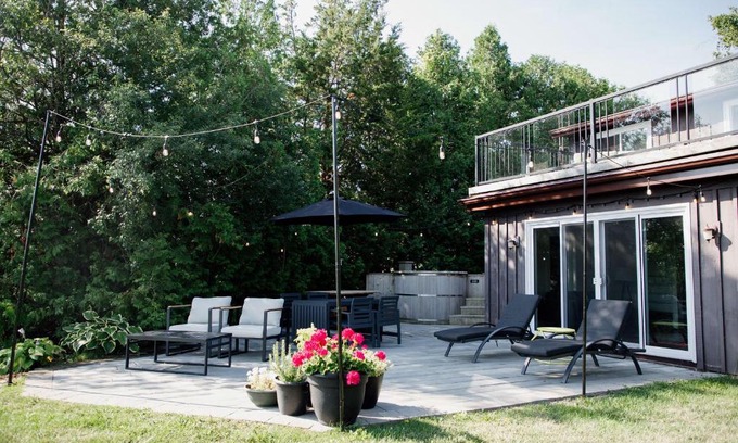 Milford House | Demilune Lodge - Serene cabin with hot tub