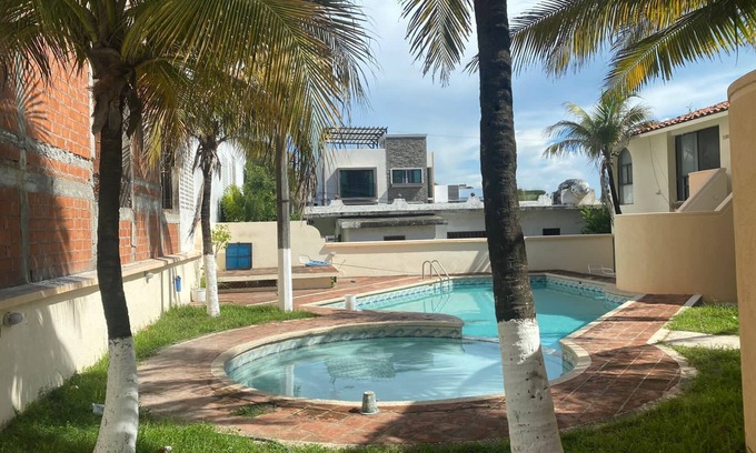 Boca del Rio Apartment | Dept 2bdr w/swm Pool 2 Blocks From the Beach