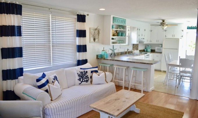 Kill Devil Hills House | DESIGNER Beach Cottage - Only 2 Blocks to the Lifeguarded Beach!