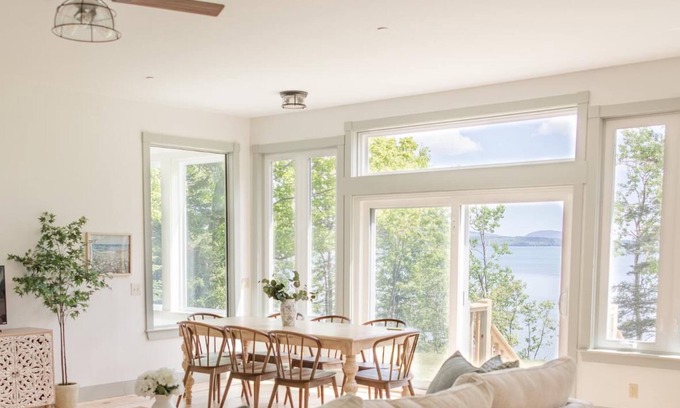Trenton House | Designer Oceanfront, Views of Acadia National Park, Near Bar Harbor