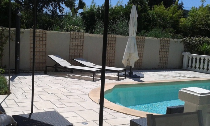 Auribeau-sur-Siagne House | Detached villa with swimming pool and air conditioning between sea and mountains on the Côte d'Azur.