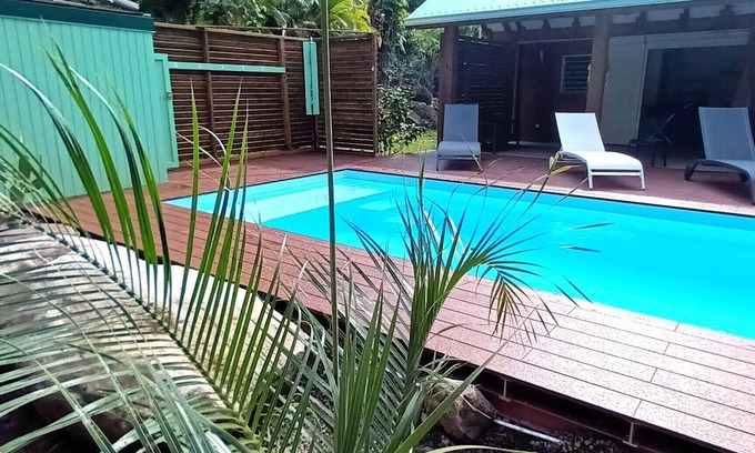 Pointe-Noire Villa | Detached villa with private pool, not overlooked, 300m from the sea