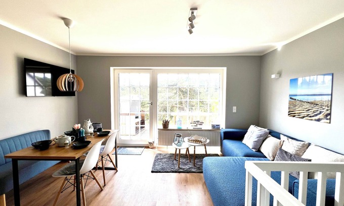 Hornum Apartment | Die Ferienwohnung ist Gemütlich Eingerichtet und Bietet Platz für 4 Personen