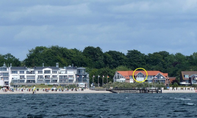 Pelzerhaken Apartment | Directly on the beach with panoramic sea views over the Bay of Lübeck