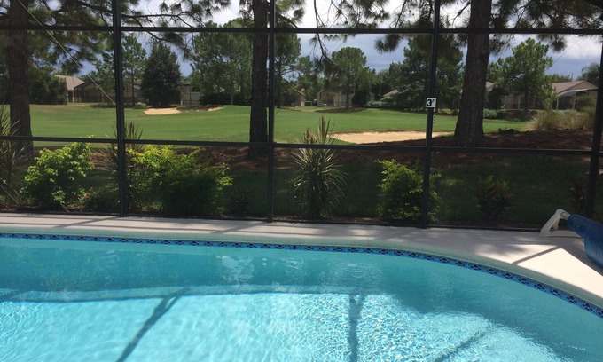 Haines City House | Disney-Legoland Southern Dunes Golf front south facing pool home 4 beds 3 baths