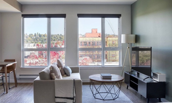 West Woodland Apartment | Divine Ballard Studio w/On-Site Retail, nr ZipCar, by Blueground