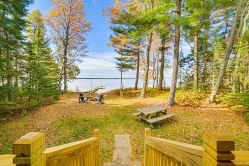 Gould City House | Dock and Fire Pit Lakefront Cottage in Gould City!