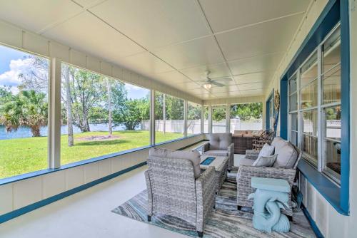 Homosassa House | Dock and Lanai Riverview Homosassa Escape!