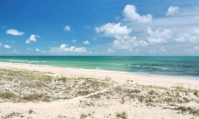 Sea Palm Village House | Dog-friendly beachfront home with private pool & hot tub, on-site pools & gym