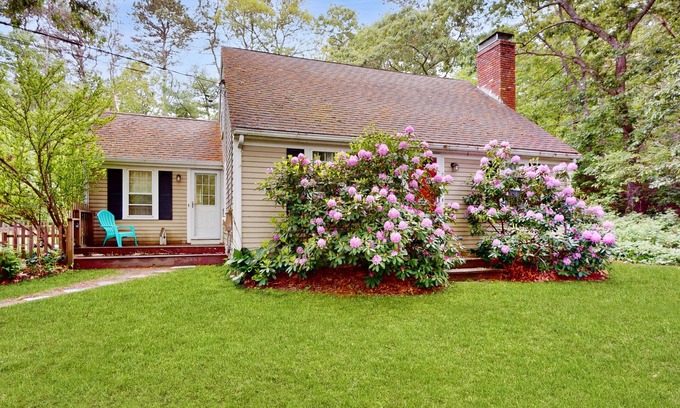 East Sandwich House | Dog-friendly home with firepit, deck & washer/dryer - walk to Sandy Neck Beach
