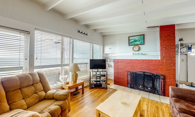 Nelscott House | Dog-friendly home with deck & ocean views - close to the beach