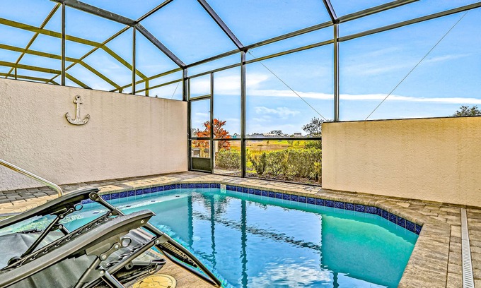Davenport House | Dog-friendly townhome with private pool, screened lanai, fast WiFi, W/D, AC