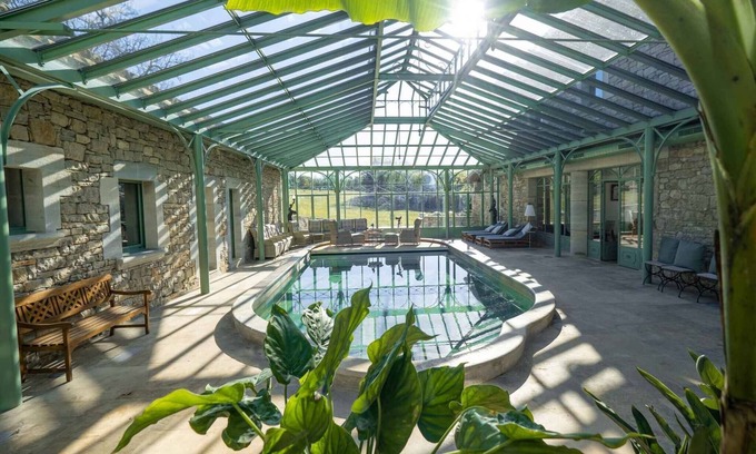 Saint-Antonin Noble Val Villa | Domaine de Sourbil - Heated Pool - 27 places