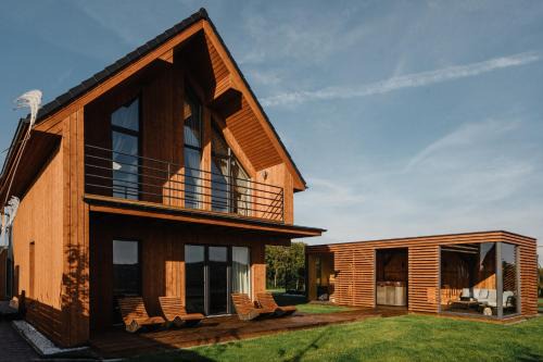 Garcz Villa | Domek na Kaszubach z jacuzzi i sauną, jezioro, las, Kaszuby, Widokownia Bukowinki