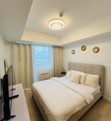 San Fernando Apartment | Double Deluxe Room with Mount Arayat View at Azure North San Fernando Pampanga