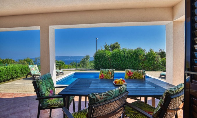 Crni House | Double villa with great sea views close to the beach