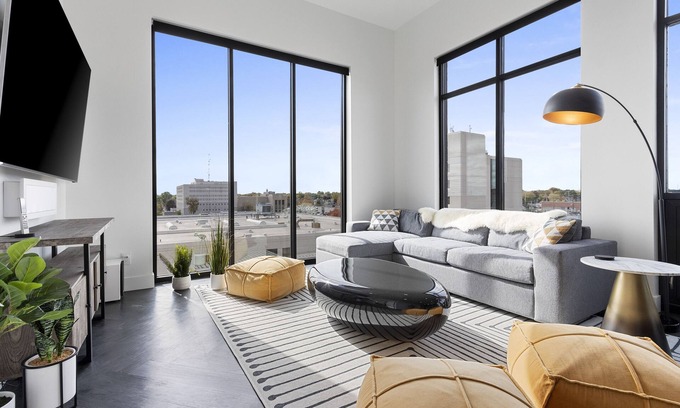 Appleton Apartment | Downtown! All New, Modern, Family-Sized, Incredible Views + Game Room & Theater.
