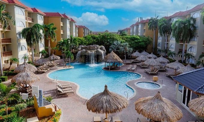 Oranjestad-West Resort | Eagle Aruba Resort. Luxurious 1-bedroom, Pool View in charming Palm Beach