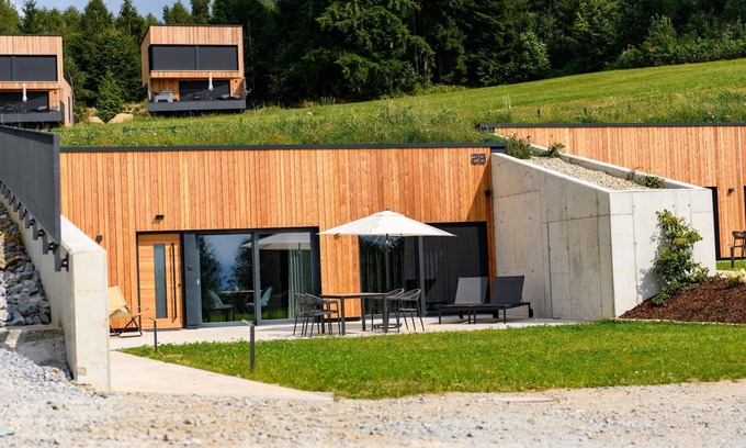 Bodenmais Apartment | Earth cottage with far-reaching views of the valley and sauna
