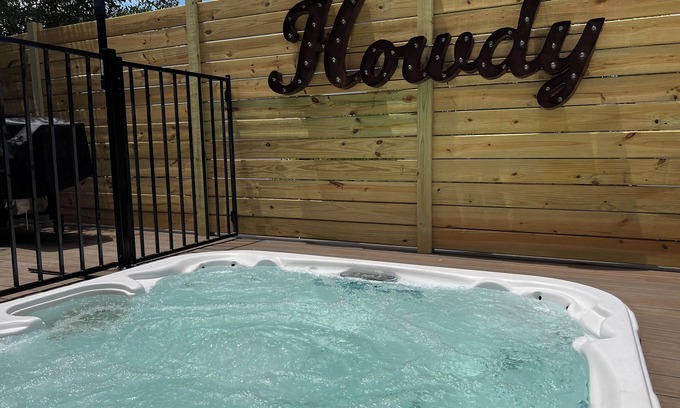 Sendero Hills House | East Austin Oasis: Hot Tub, Private Deck, Spa-Like Rainfall Shower