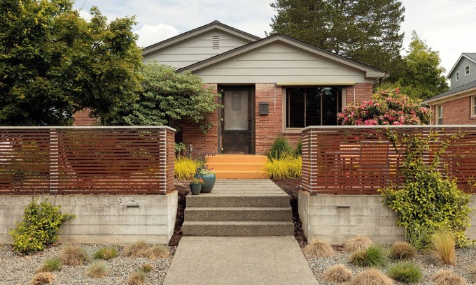 Rainier Valley House | Eclectic Redbrick Rambler near Japanese Gardens