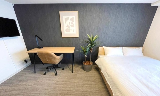 Minamisenba Apartment | Economy Double Room in City Center Shinsaibashi / Osaka Ōsaka