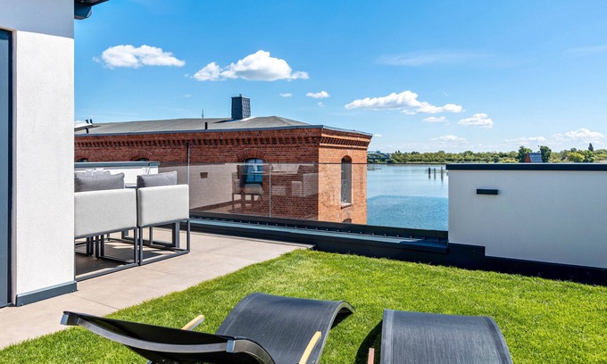Wittenberge Apartment | ELBE.6 - Stylish flat directly on the Elbe