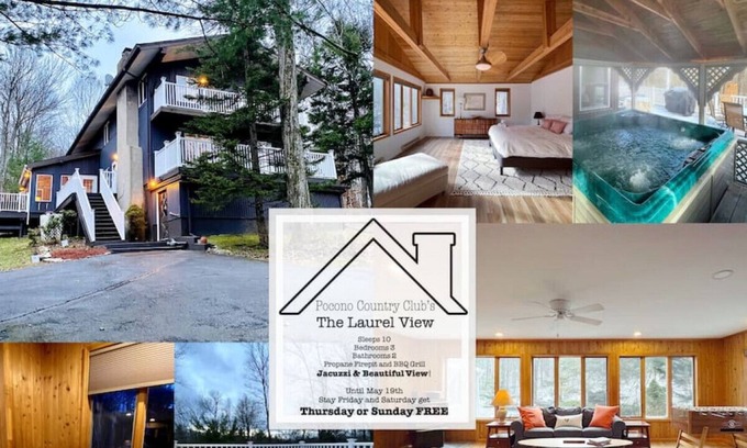 Tobyhanna House | Elevator - Hot Tub - Kid & Pet Friendly - 4BR 2BA