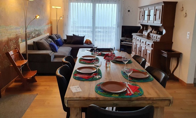 Emmetten Apartment | Elfe - Apartments: Apartment for 6 guests with patio