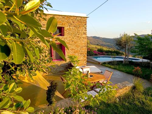 Andros House | Elissavet Cycladic Stone House with private pool, nice view and fantastic sunsets