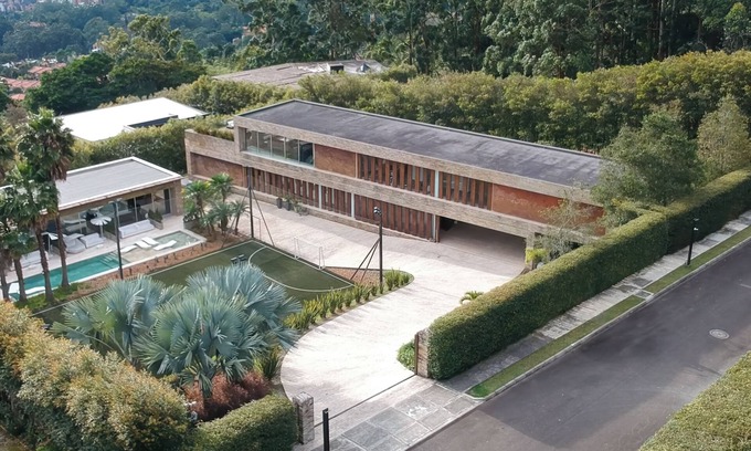 Envigado House | Elite 8BR Luxury Mansion Heated Pool Chef Maid Movie Theater Soccer Field Club