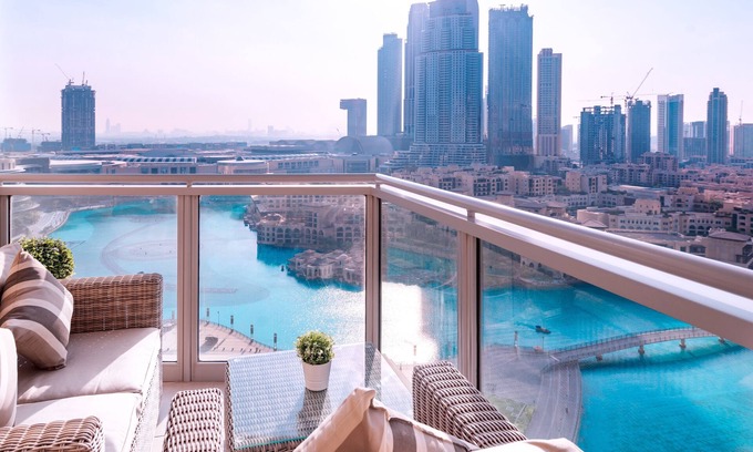 Downtown Dubai Apartment | Elite Royal Apartment - Burj Khalifa & Fountain view - The Royal