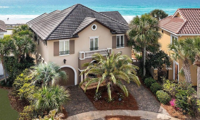 Avalon Beach Estates House | Emerald Palace - Gulf Views, Heated Private Pool, Tennis, Deeded Beach Access!