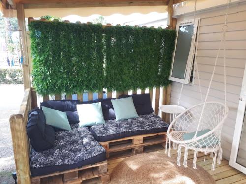 Lege-Cap-Ferret Ski Chalet | En bord d'eau - charmant Mobil-home climatisé - Cap ferret