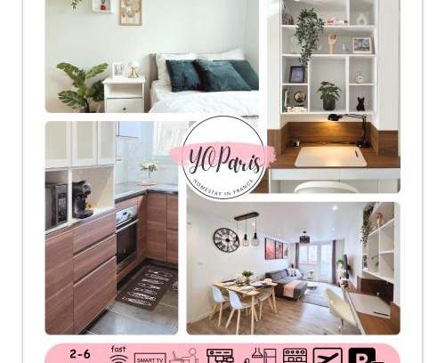 Bourg-la-Reine Apartment | Entire 60m2 apartment - Close to Paris - Parking - Kitchen - 2min RERB - Olympic'24