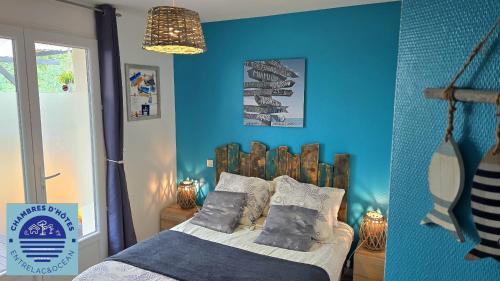 Aureilhan House | EntreLac&Océan2 - Chambre d'hôtes-Entrée et Terrasse privée - cyclotouristes et motards bienvenus