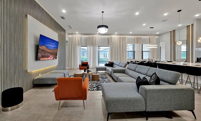 Florida Central Atlantic Coast House | Epic Paradiso Mansion-Pool/Game Room/Theater-2