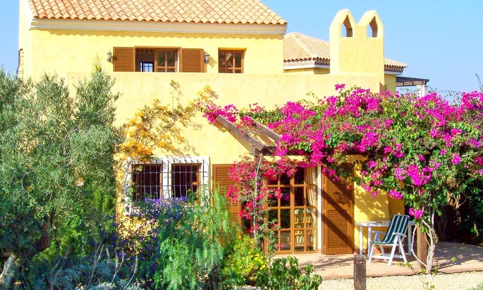 Cuevas Del Almanzora Villa | Homerez - Villa 15 km away from the beach for 6 ppl. with shared pool and garden