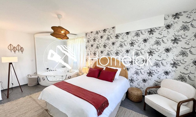 Queven Apartment | Escale Douceur avec Spa Privé – Ambiance Bohème