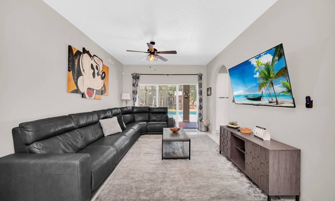 Kissimmee Villa | EV 5334 - 4 Bed 3 Bath Home with Screened-in Pool, Games Room, Kids Bedrooms