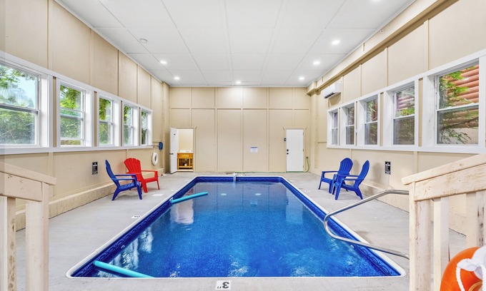 Caton Cabin | Evergreen Retreat - Sleeps 24, Hot Tub, Private heated Indoor Pool and Game Room