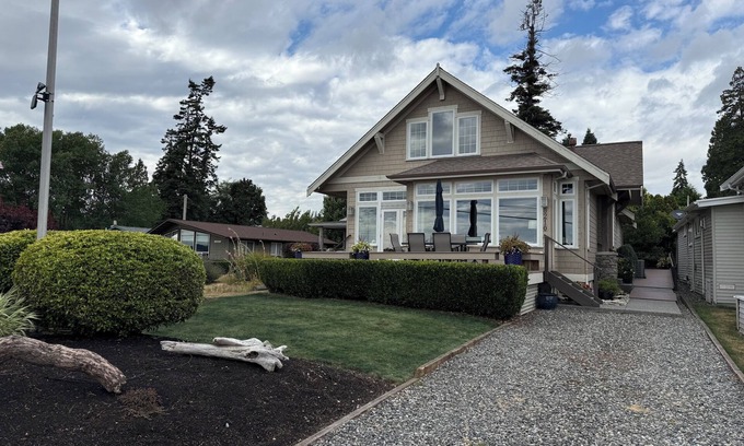 Birch Bay House | Exclusive Birch Bay Waterfront Retreat: Serene Private Beach Oasis!