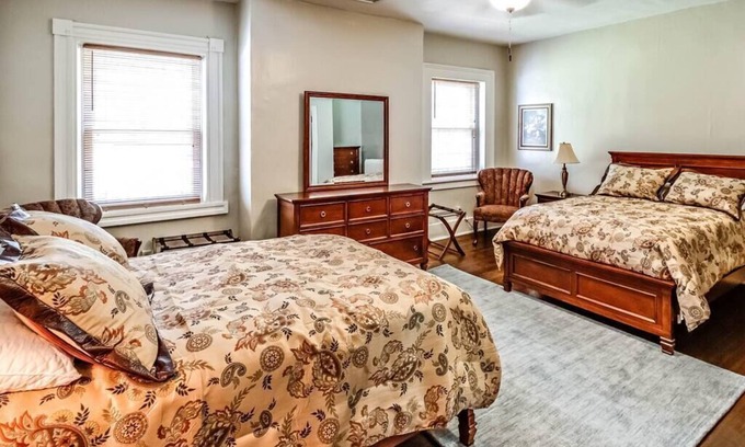 Tazewell House | Experience the spacious Mary May Room at the historic Litz Mansion in Tazewell, VA