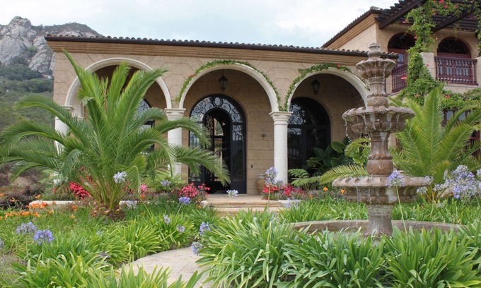 San Luis Obispo Villa | Exquisite Spanish Colonial Villa-Cozy up by the fireplace after a hike