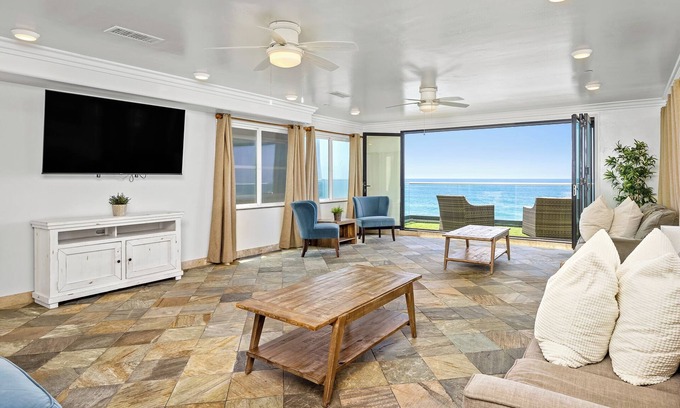 South Oceanside House | Exquisite Twelve Bedroom Single Family Oceanfront Home with Two Spas P823-X